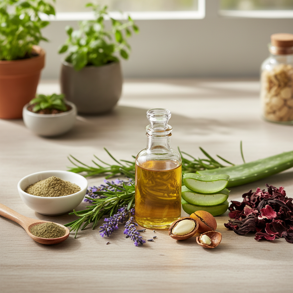 Натурални съставки за коса